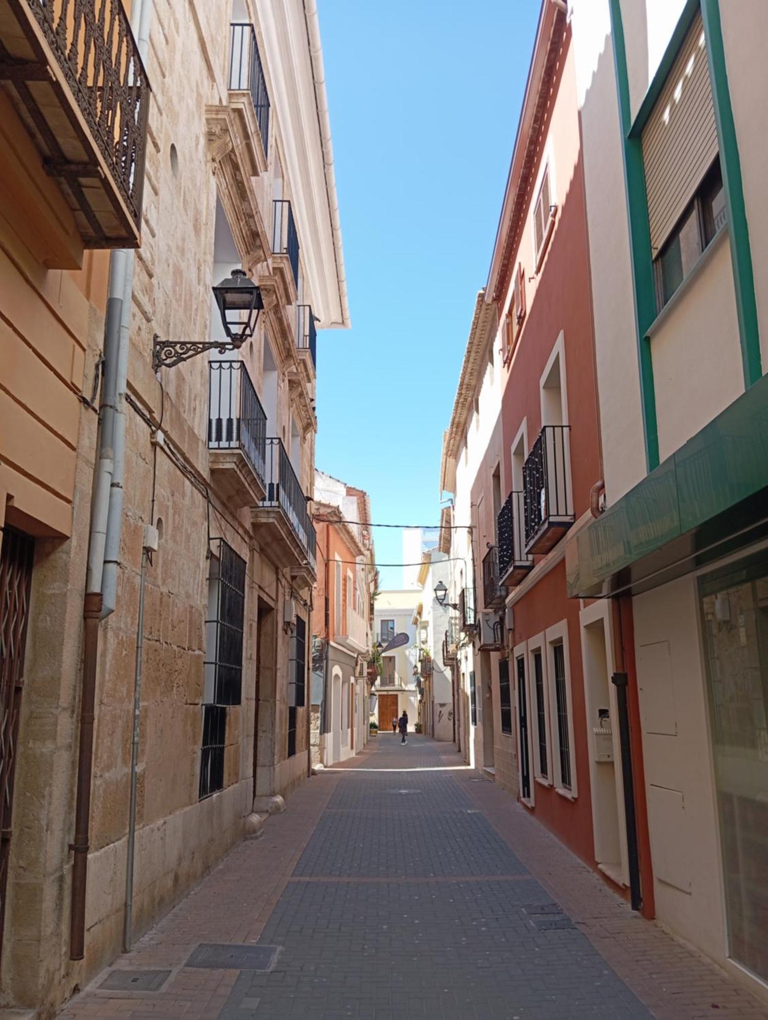 Ferienwohnung Casa El Angel Loft Denia Centro Con Parking Exterior foto